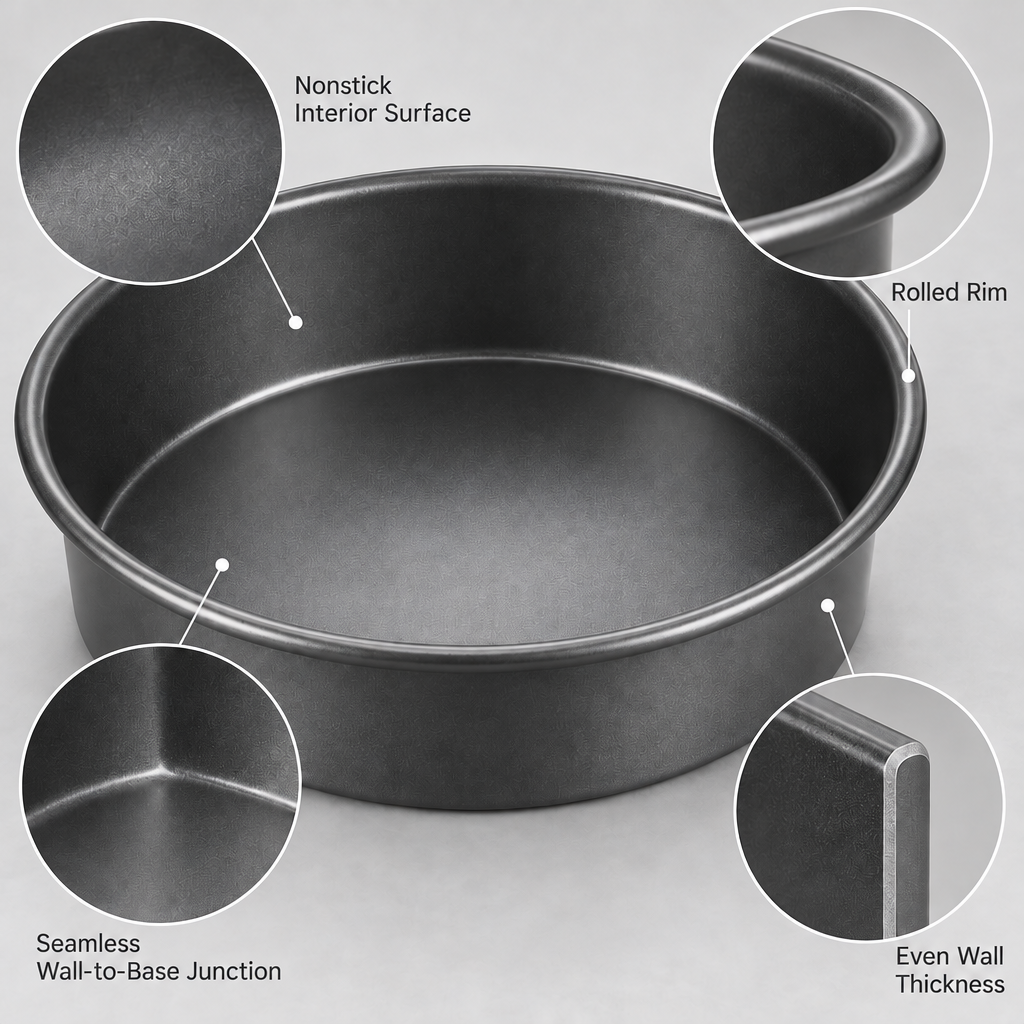 Lovrqi™ Nonstick Round Cake Baking Pan main image 03