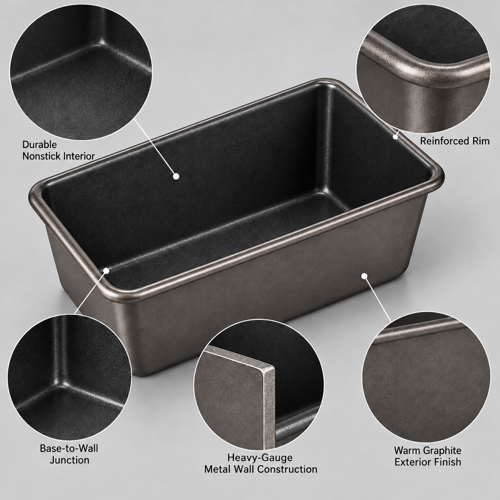 Lovrqi™ Thick Toast Bread Baking Pan main image 03