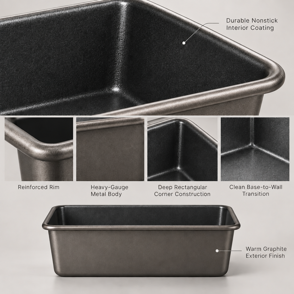 Lovrqi™ Thick Toast Bread Baking Pan main image 06