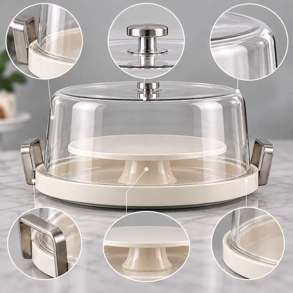 Lovrqi™ Lidded Cake Display Tray main image 03