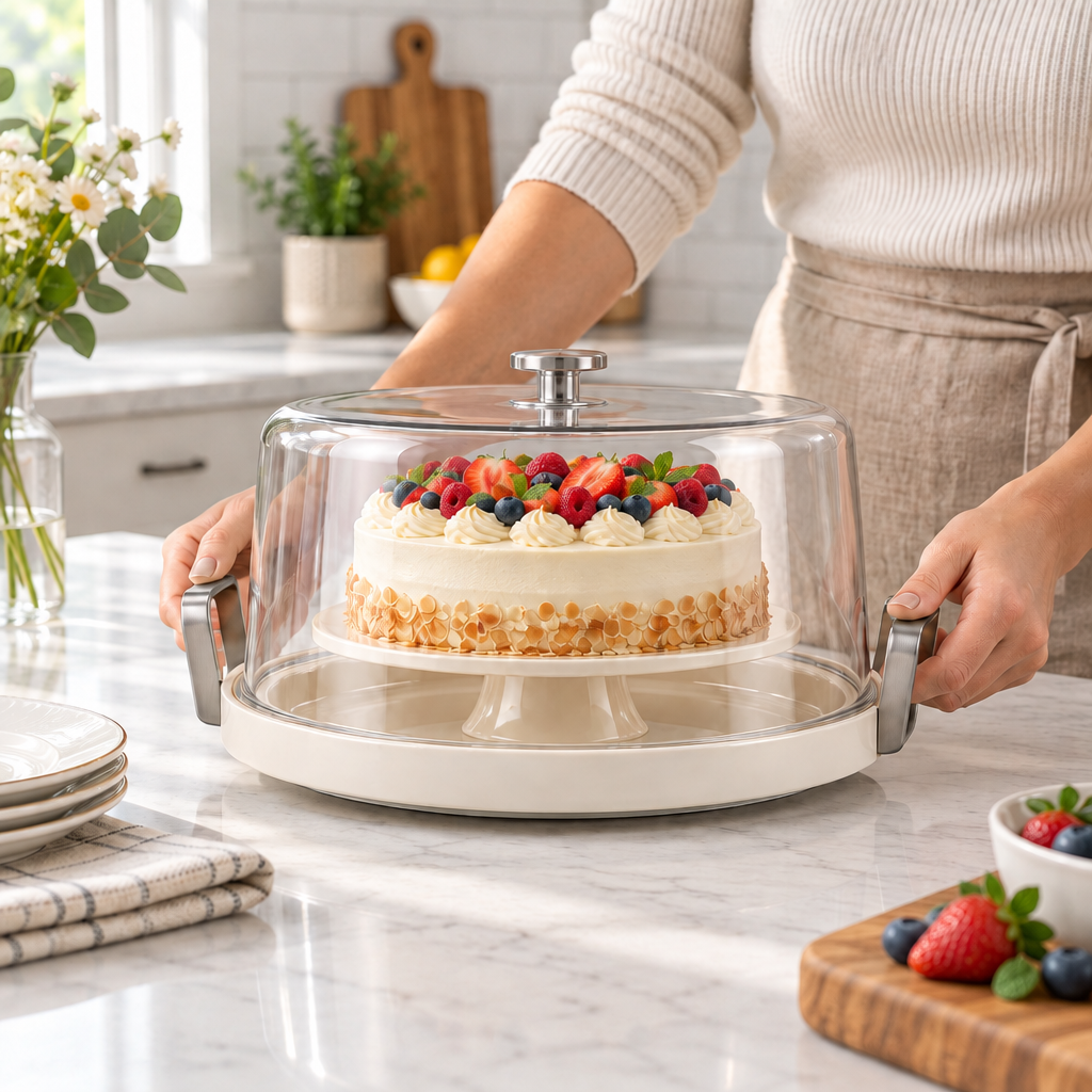 Lovrqi™ Lidded Cake Display Tray main image 04
