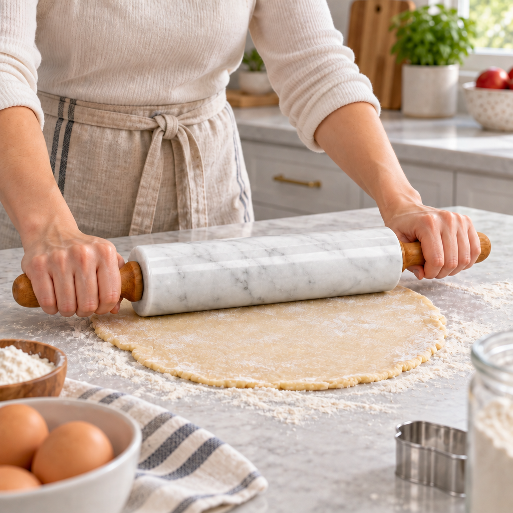 Lovrqi™ Marble Baking Rolling Pin main image 04