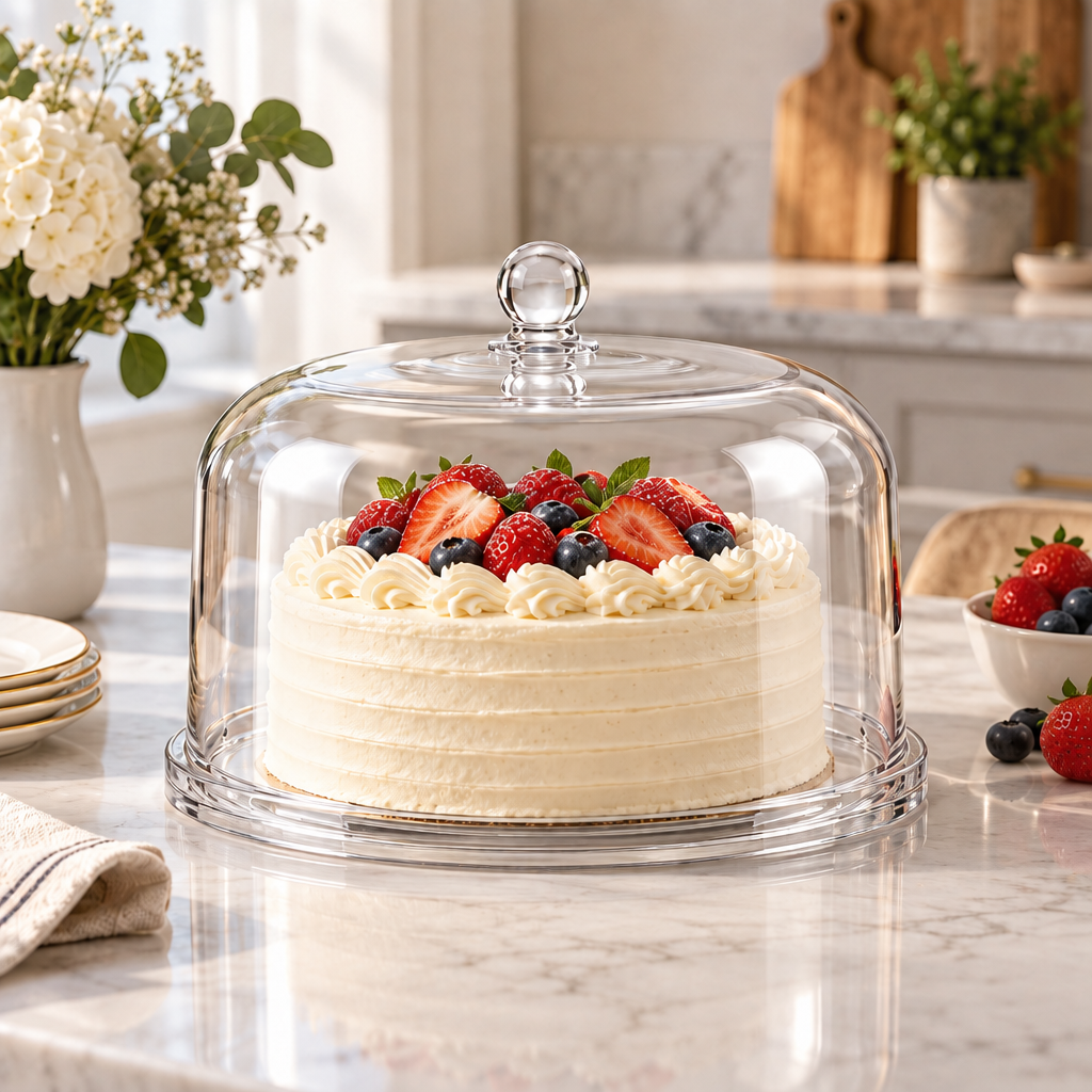 Lovrqi™ Clear Acrylic Cake Display Dome main image 02