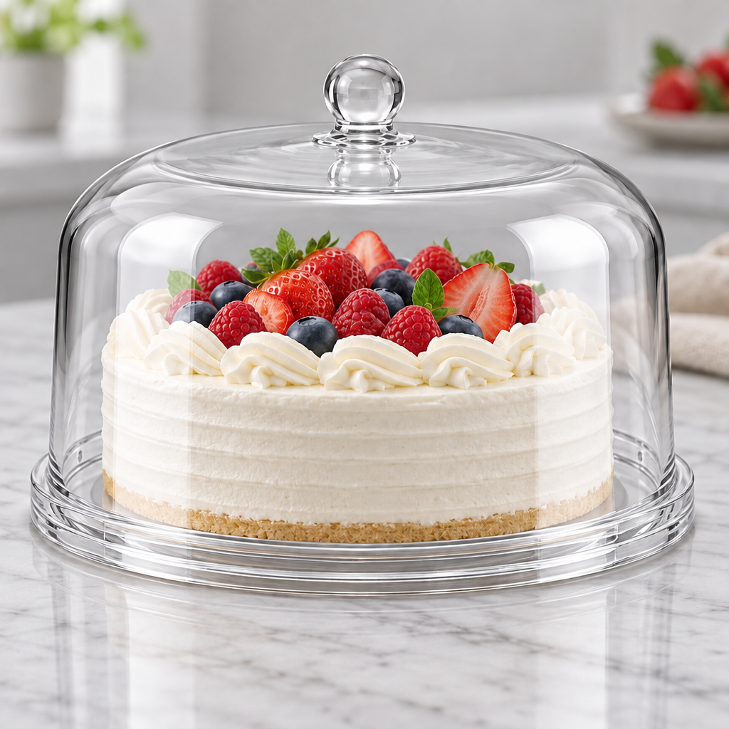 Lovrqi™ Clear Acrylic Cake Display Dome main image 03