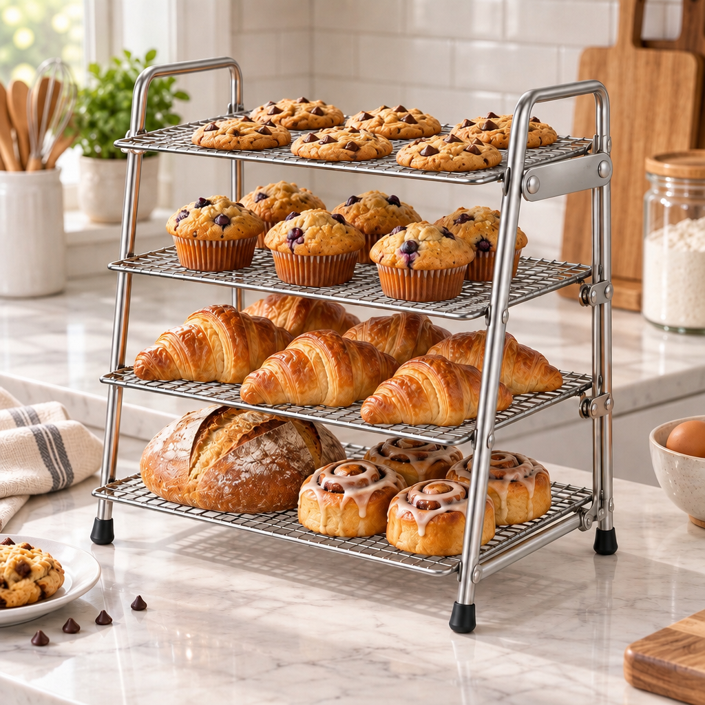 Lovrqi™ Multi-Tier Foldable Cooling Rack main image 02