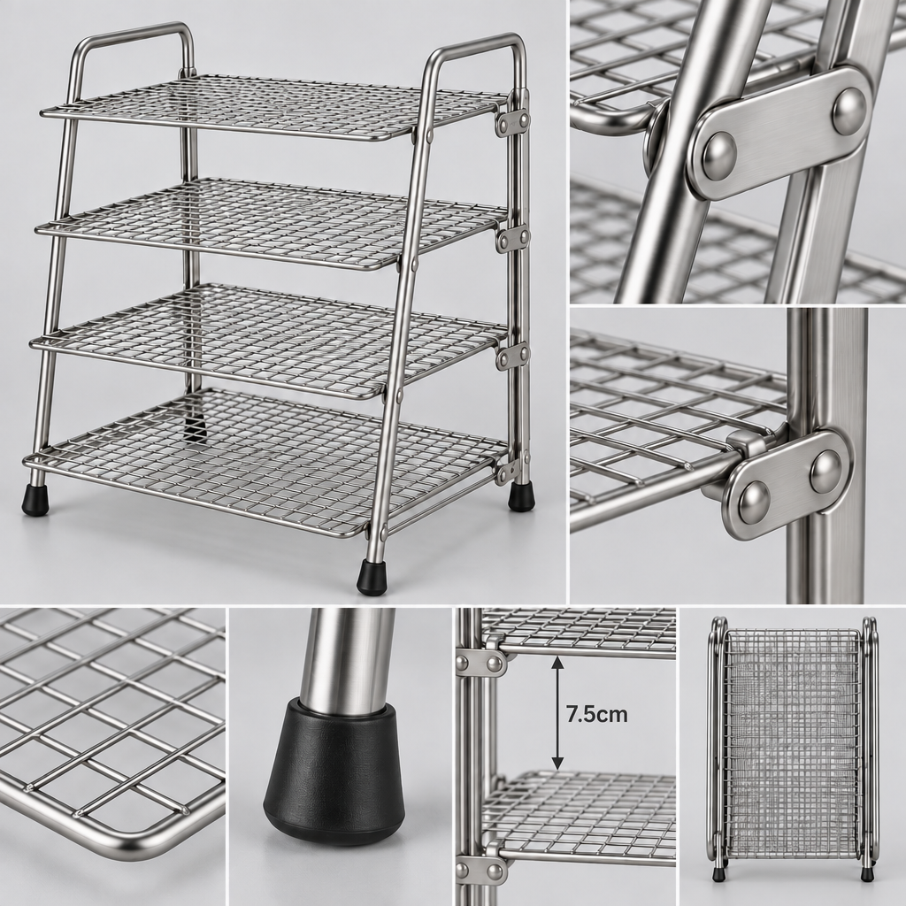 Lovrqi™ Multi-Tier Foldable Cooling Rack main image 03