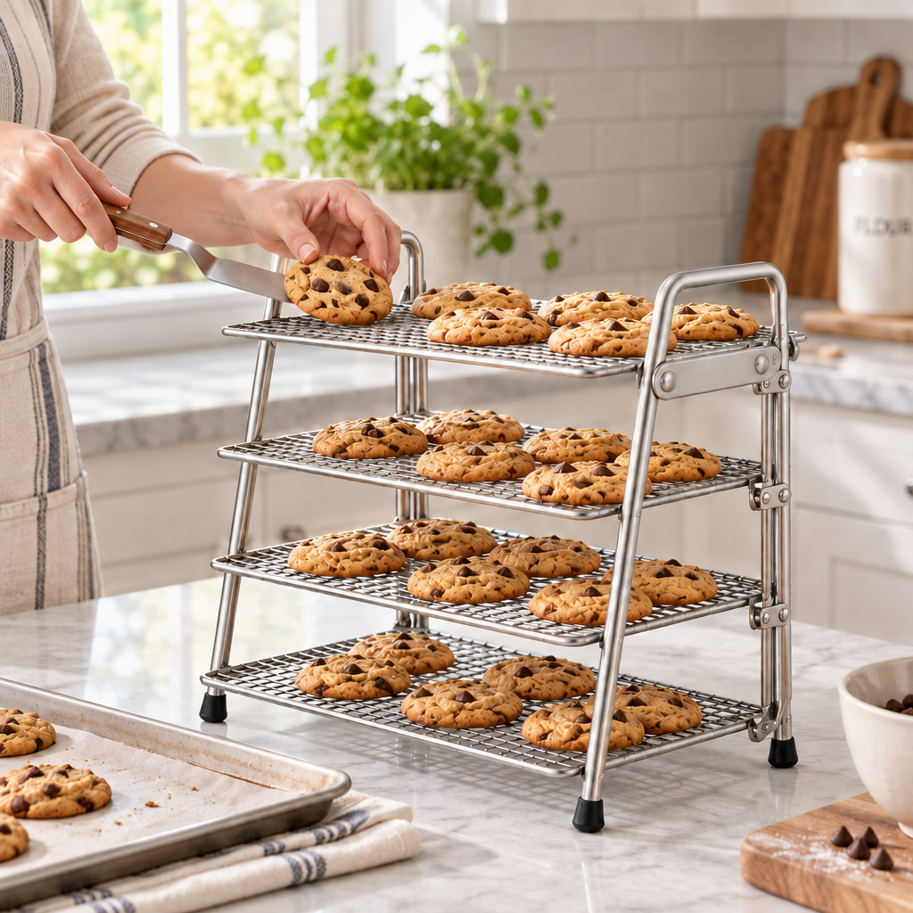 Lovrqi™ Multi-Tier Foldable Cooling Rack main image 04