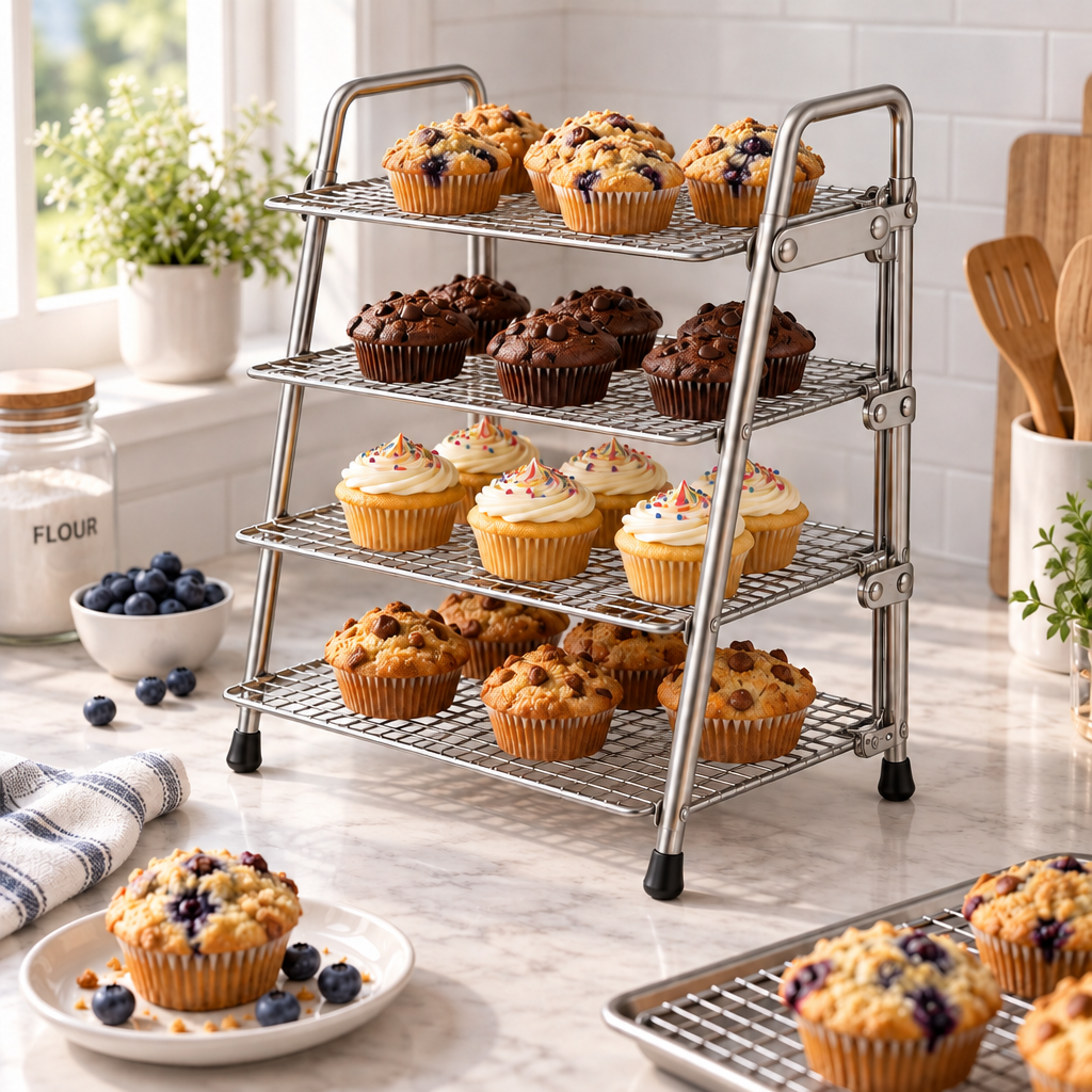 Lovrqi™ Multi-Tier Foldable Cooling Rack main image 05