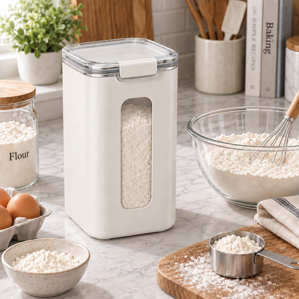 Lovrqi™ Large Airtight Flour Storage Canister main image 05